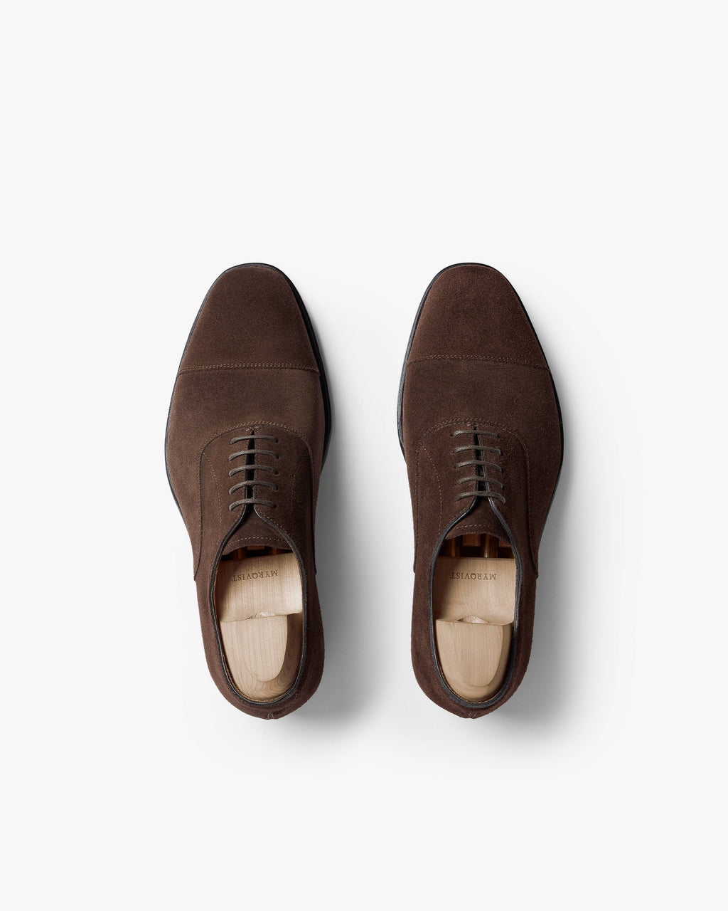 MYRQVIST Vinterviken II Dark Brown Suede Oxford