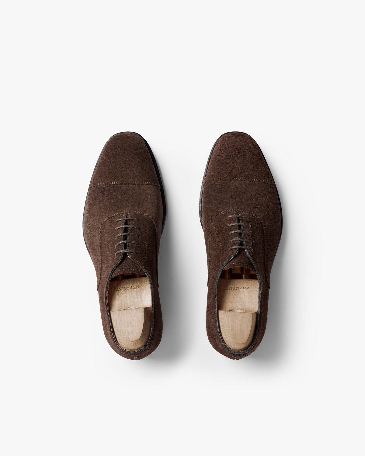 MYRQVIST Vinterviken II Dark Brown Suede Oxford