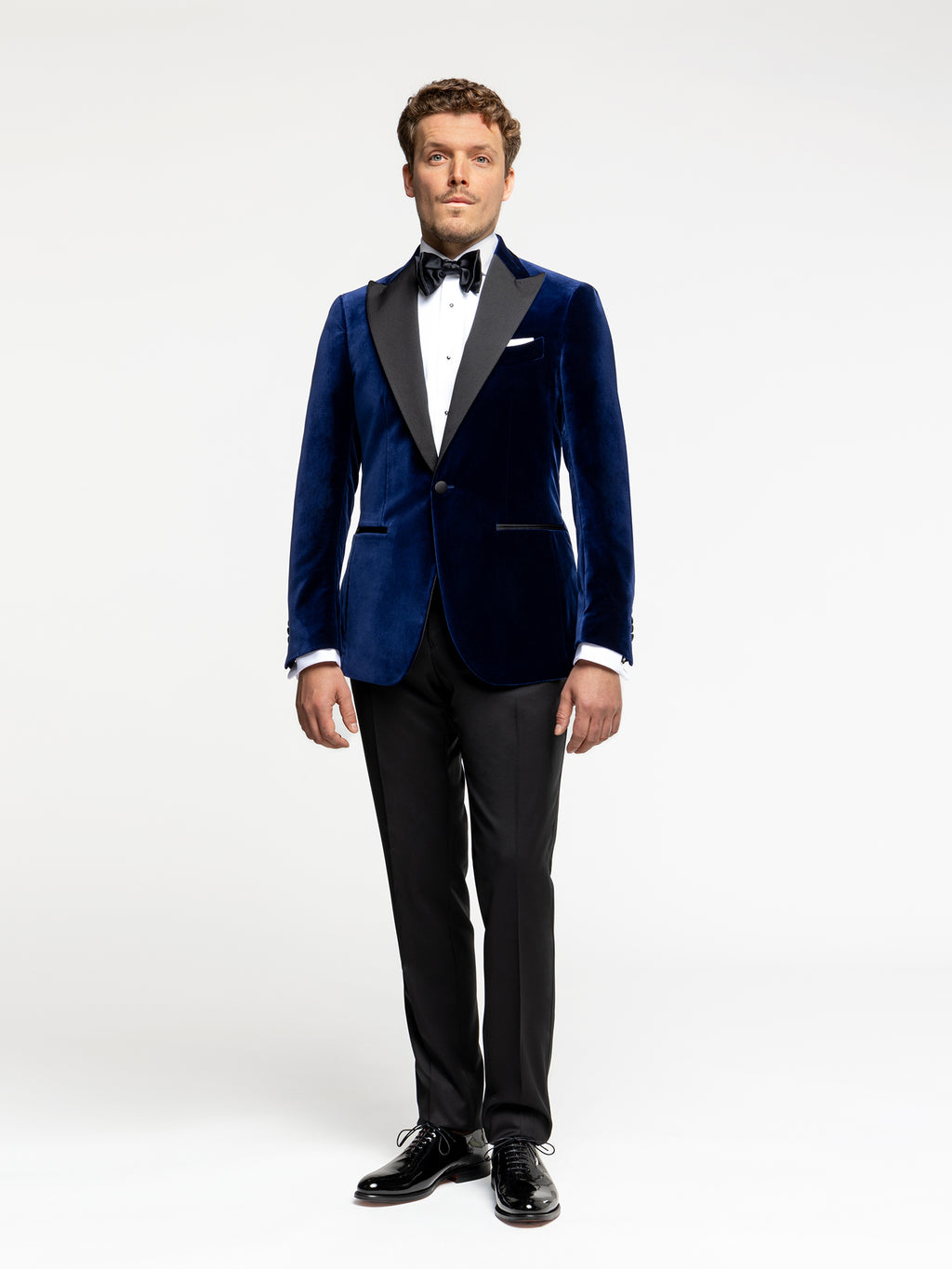 Navy Velvet Dinner Jacket