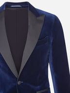 Navy Velvet Dinner Jacket