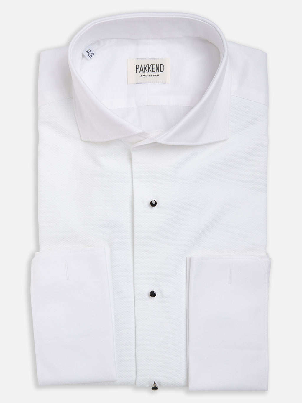 Tuxedo Shirt Pique w/ Studs