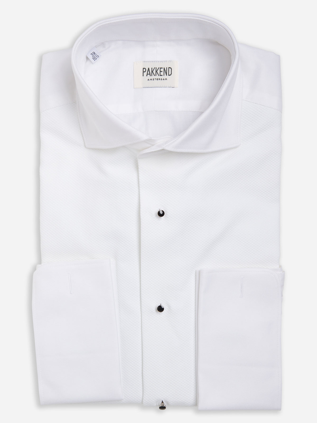 Tuxedo Shirt Pique w/ Studs