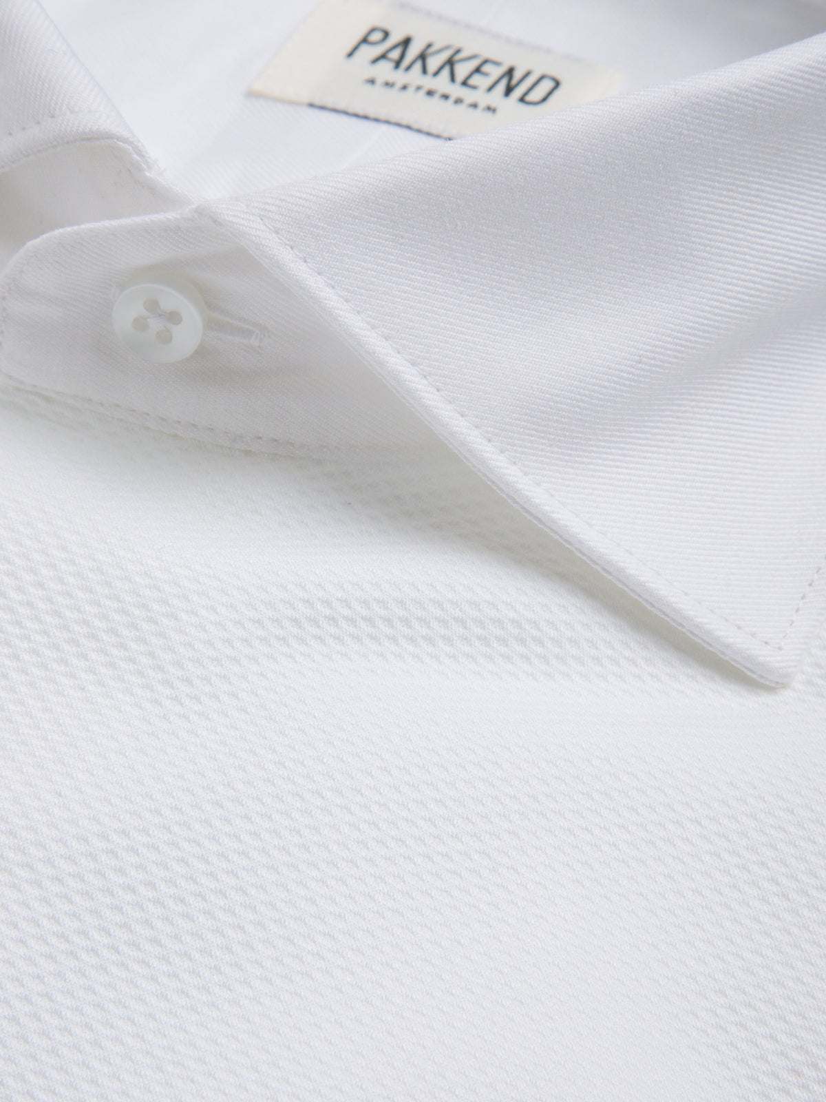 Tuxedo Shirt Pique w/ Studs