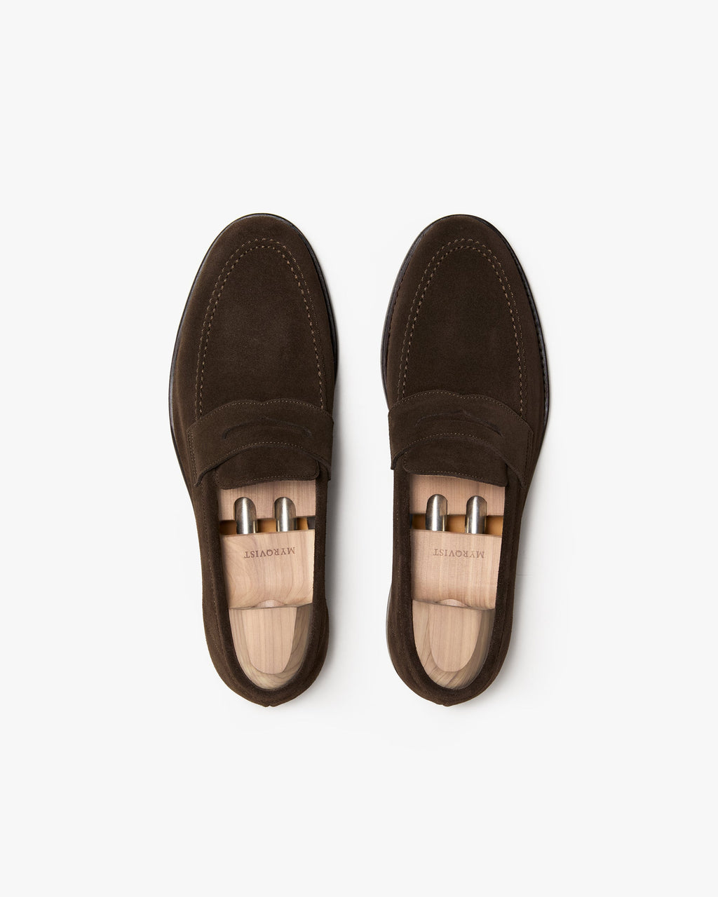 MYRQVIST Lysekil II Dark Brown Suede Loafer
