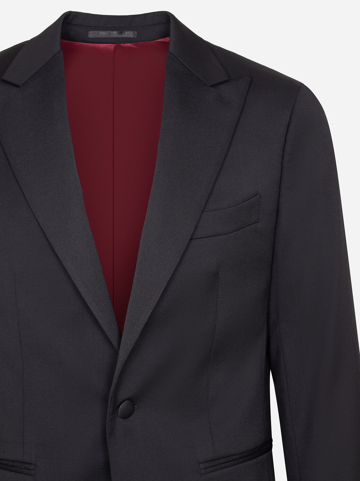 Black Super 110's Tuxedo