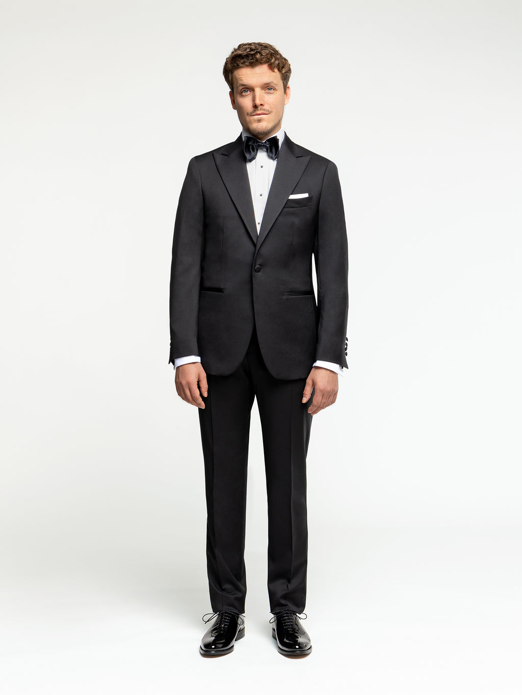 Black Super 110's Tuxedo