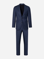 Dark Blue Super 110's Suit