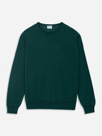 Green Fine Merino Crewneck