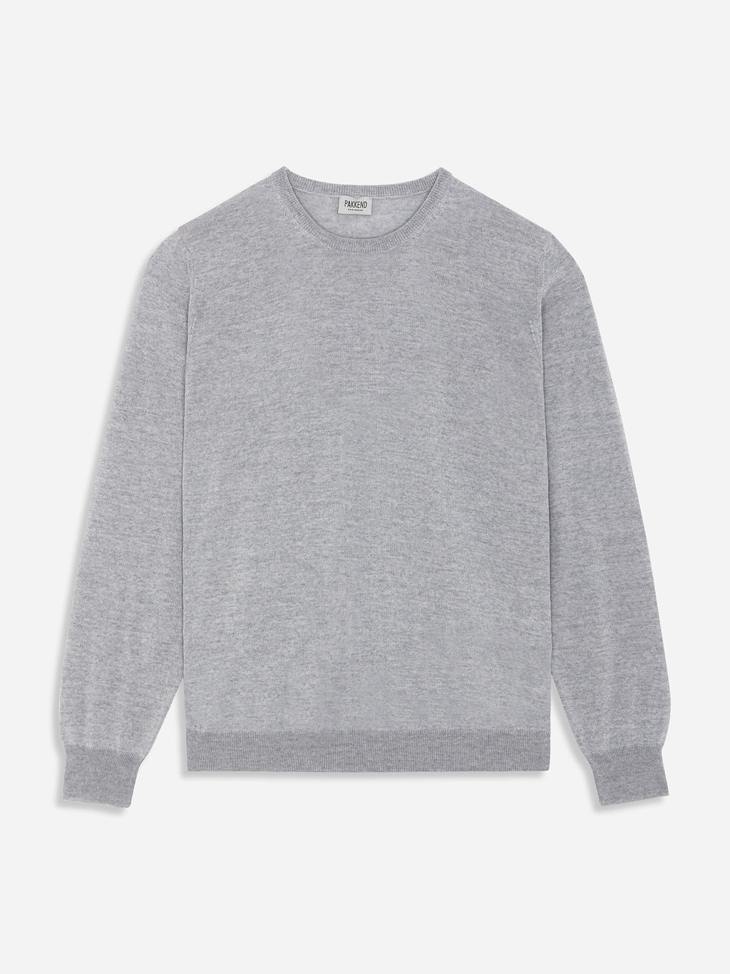 Light Grey Fine Merino Crewneck