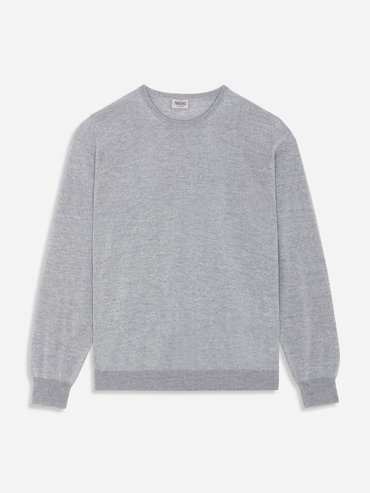 Light Grey Fine Merino Crewneck