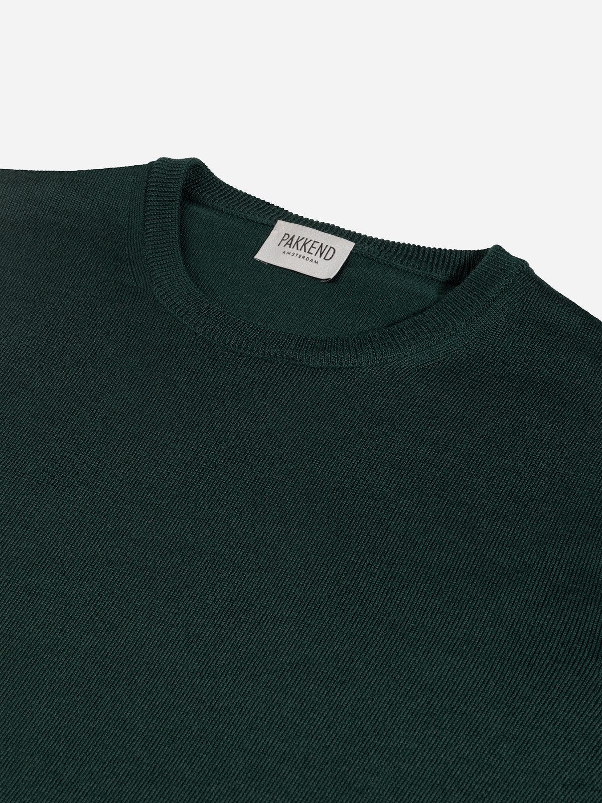 Green Fine Merino Crewneck