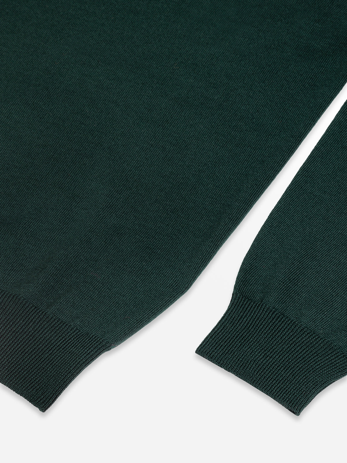 Green Fine Merino Crewneck