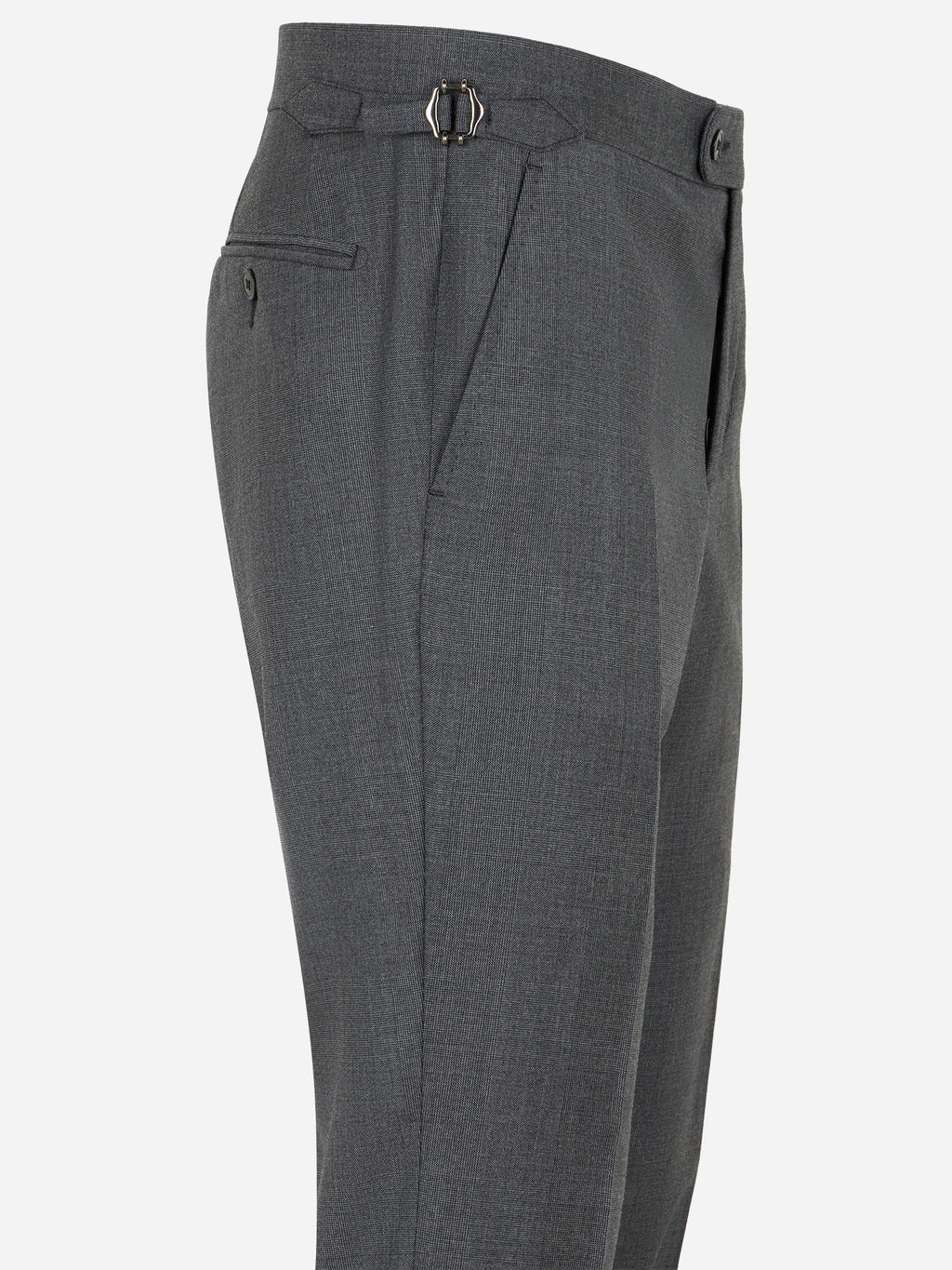 Dark Grey Super 110's Check Suit