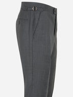 Dark Grey Super 110's Check Suit