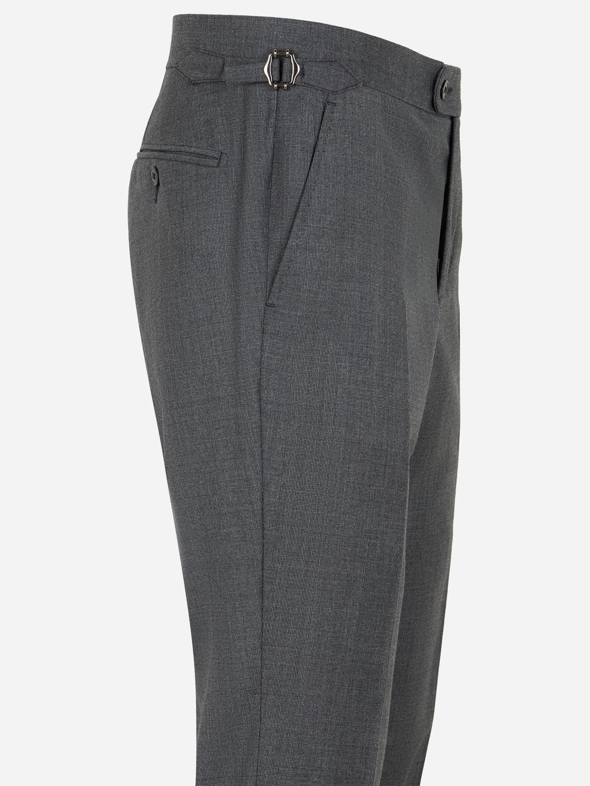 Dark Grey Super 110's Check Suit