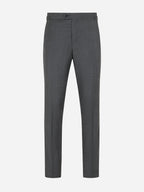 Dark Grey Super 110's Check Suit