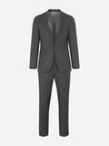 Dark Grey Super 110's Check Suit