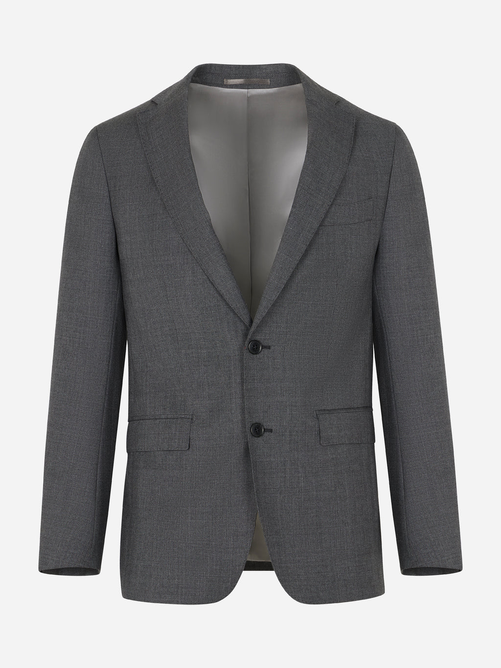 Dark Grey Super 110's Check Suit