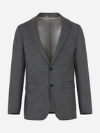 Dark Grey Super 110's Check Suit
