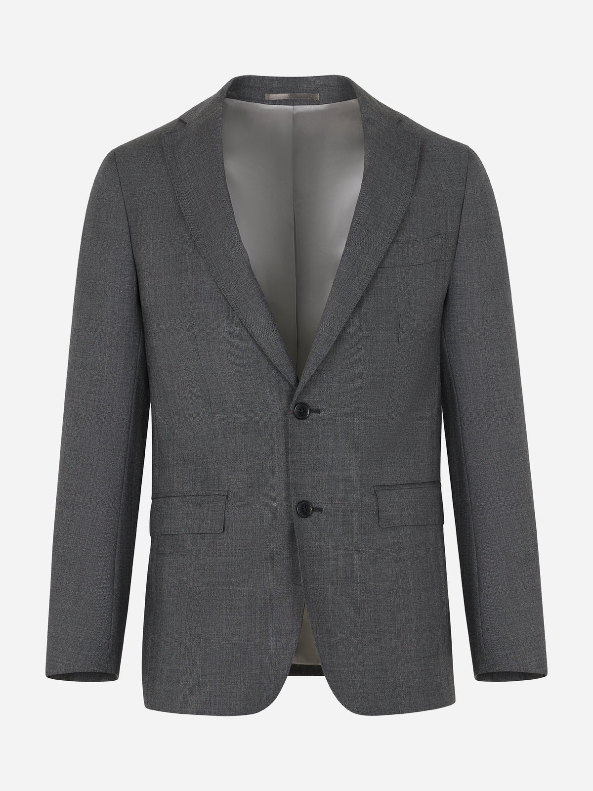 Dark Grey Super 110's Check Suit