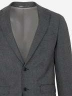 Dark Grey Super 110's Check Suit