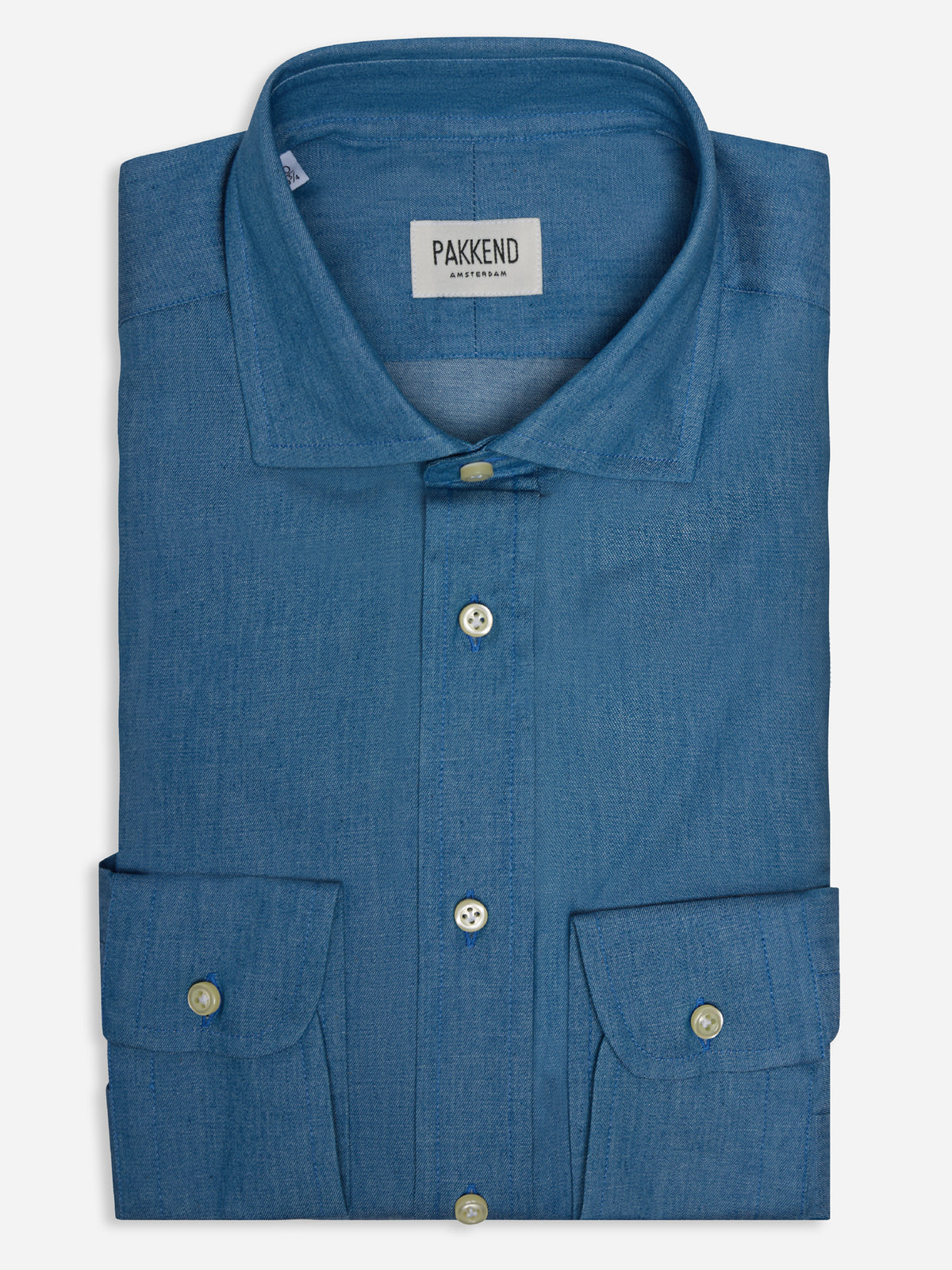 Mid Blue Denim Shirt