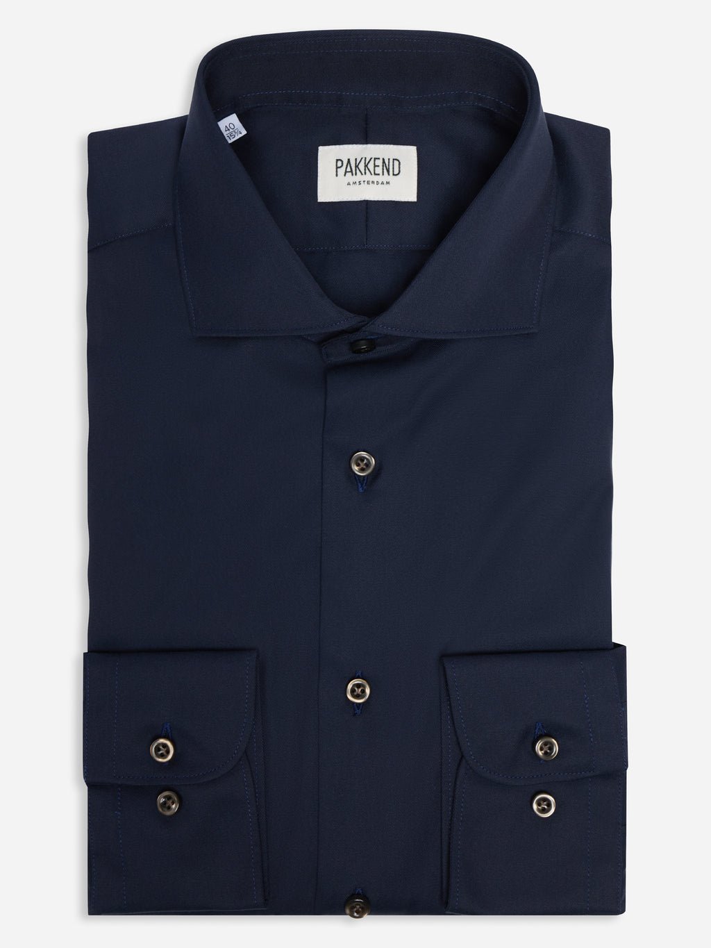 Navy Fine Twill Shirt