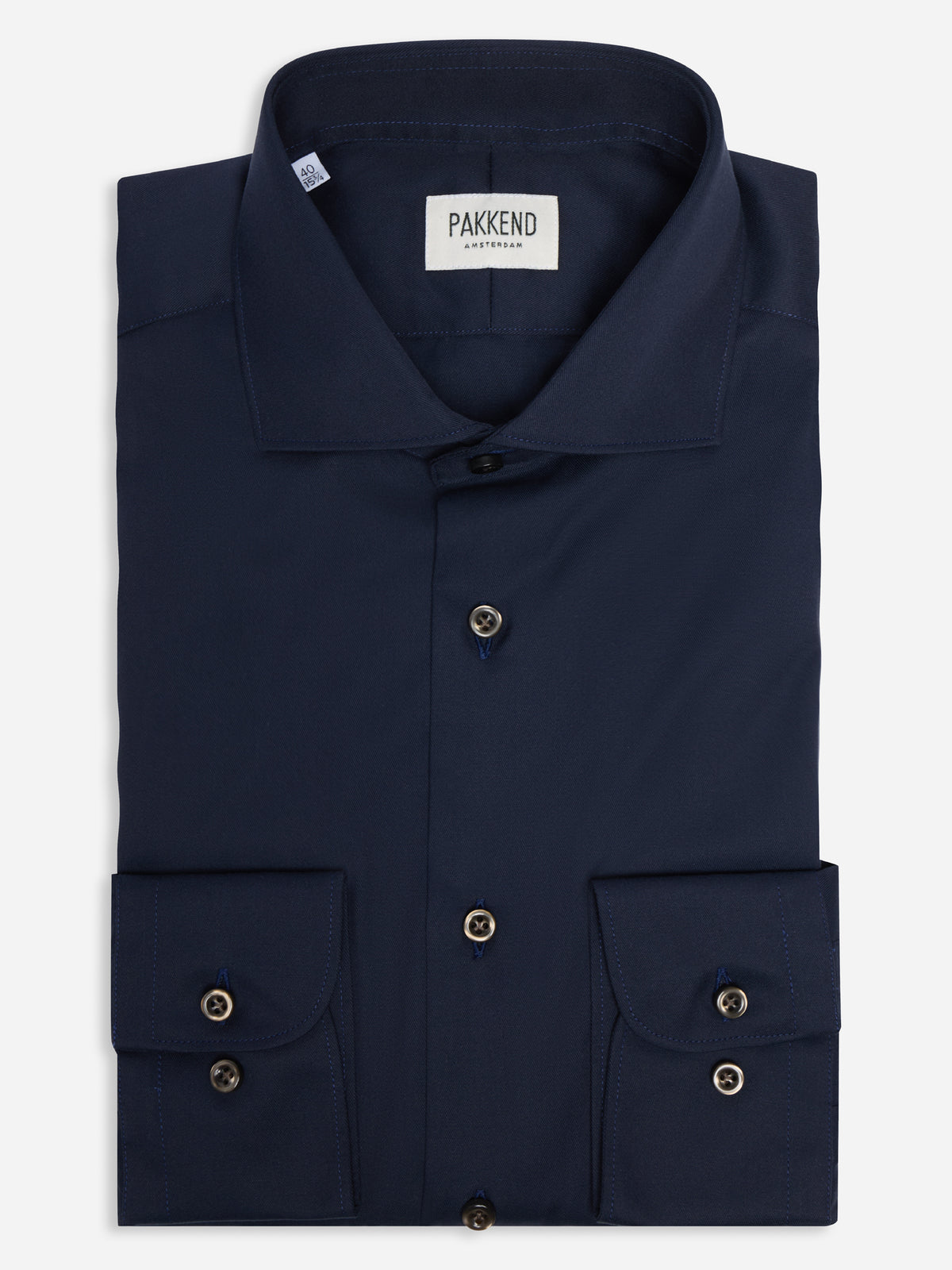 Navy Fine Twill Shirt