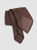 Paolo Albizzati Handmade Grenadine Brown Silk Tie