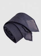 Paolo Albizzati Handmade Grenadine Navy Silk Tie