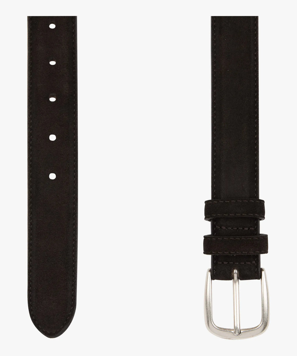 PROFUOMO Belt Suede Brown