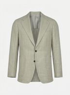 Beige Linen Blend Jacket