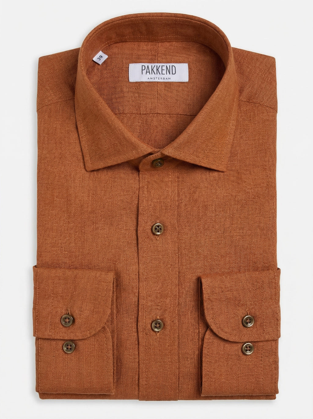 Rust Linen Shirt