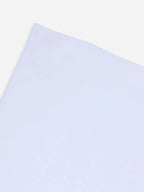 MUNGAI White Pocket Square with Hand-Rolled Edges