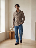 Brown Field Jacket (Fabric by Loro Piana)