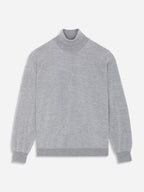 Light Grey Fine Merino Turtleneck