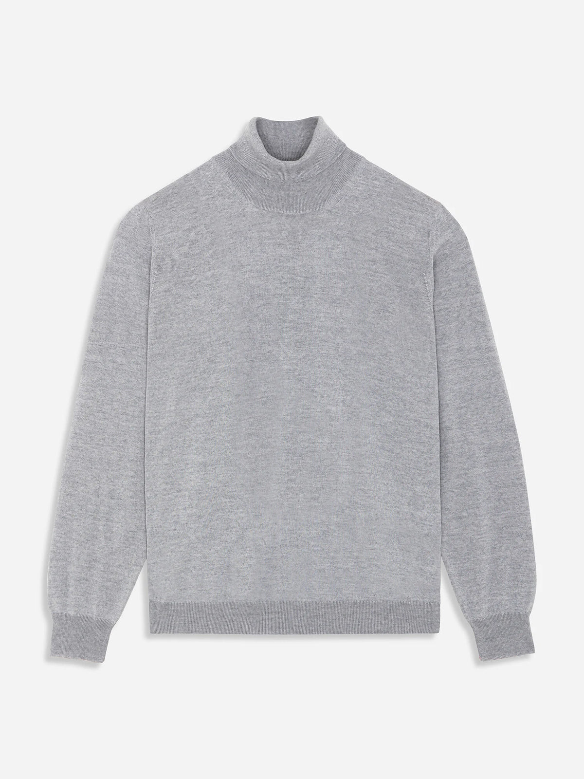 Light Grey Fine Merino Turtleneck