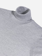 Light Grey Fine Merino Turtleneck
