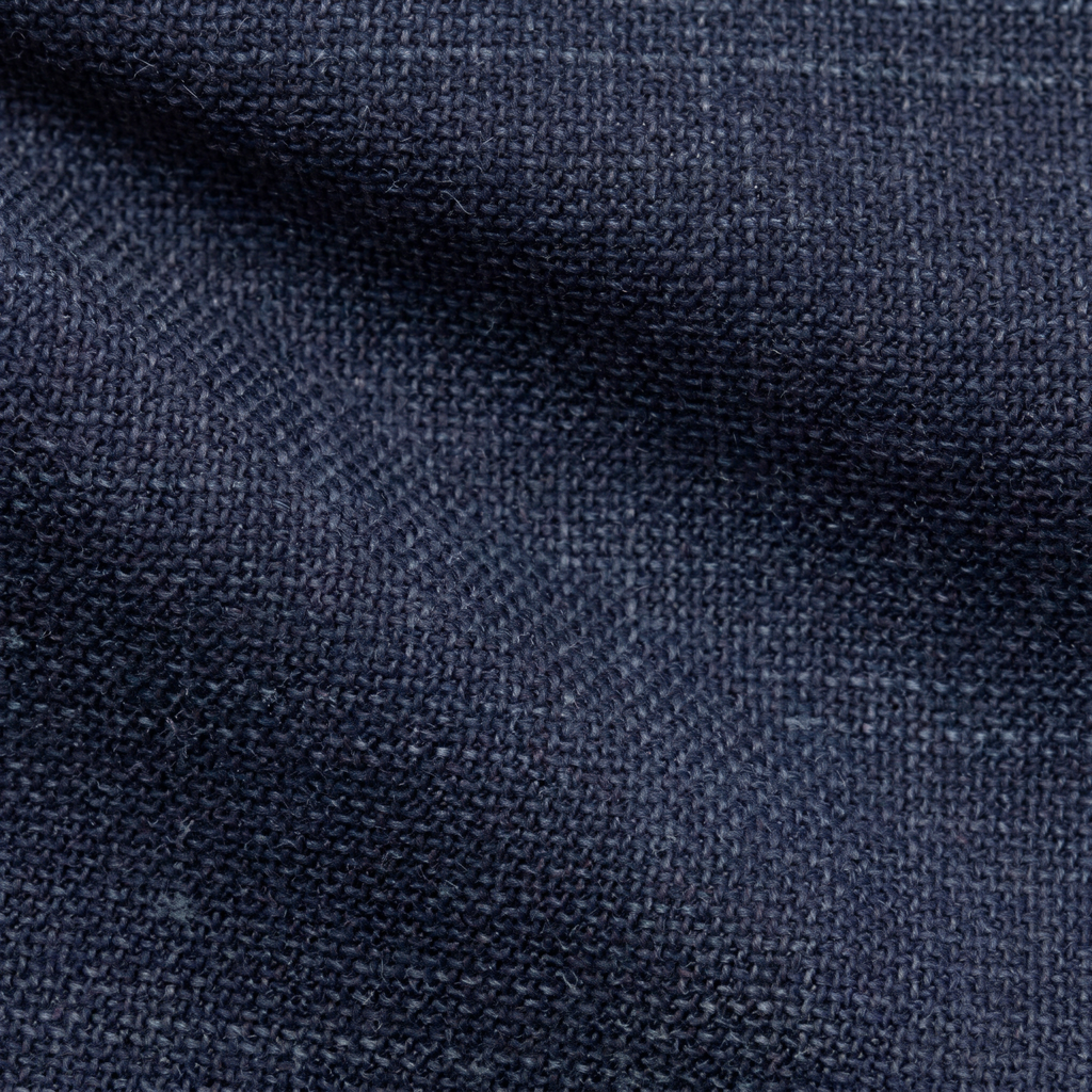 Navy Linen Blend Jacket